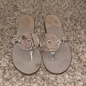 Snake print Jack Rogers Sandals size 10
